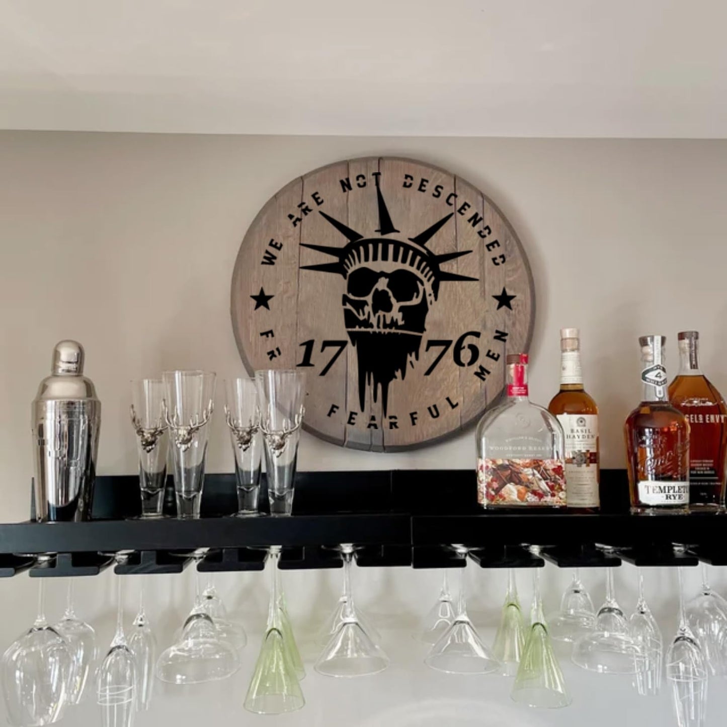 American Flag Stencil Star Stencils for Painting Union 50 Stars 1776 Military We The People Template for Flag Patriotic Wood Burning Stencils for Spray Paint on Shirt Project Crafts (12 Flag)