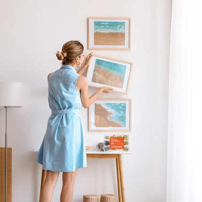 276pcs Picture Hanging Kit, Picture Hangers, Heavy Duty Frame Hooks Assortmentwith Nails, Hanging Wire, Screw Eyes, D Ring and Sawtooth Hardware for Frames Mounting