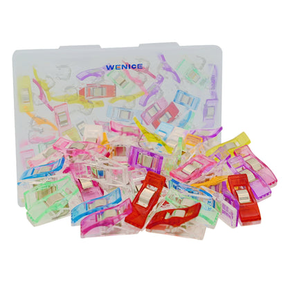 Sewing Clips for Fabric and Quilting,WENICE 40pcs Embroidery Clips of Sewing Products for Sewing Supplies and Accessories