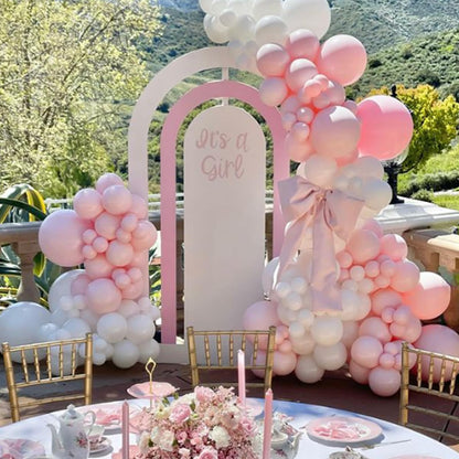 Light Pink Balloons 12 inch, Pastel Pink Latex Balloon 50pcs Party Balloons for Graduation Bridal Baby Shower Gender Reveal Birthday Party Decorations