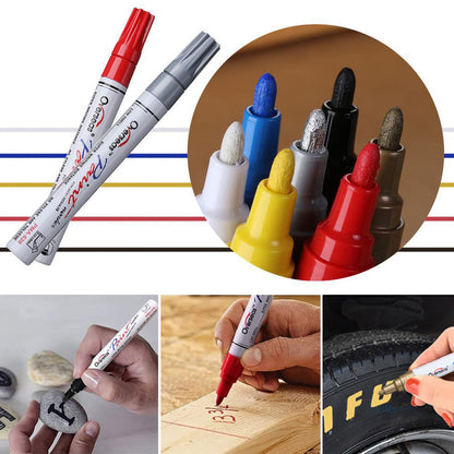 Paint Pens Paint Markers on Almost Anything Never Fade Quick Dry and Permanent, Oil-Based Waterproof Marker Pen Set for Rocks Painting, Wood, Fabric, Plastic, Canvas, Glass, Mugs, DIY Craft
