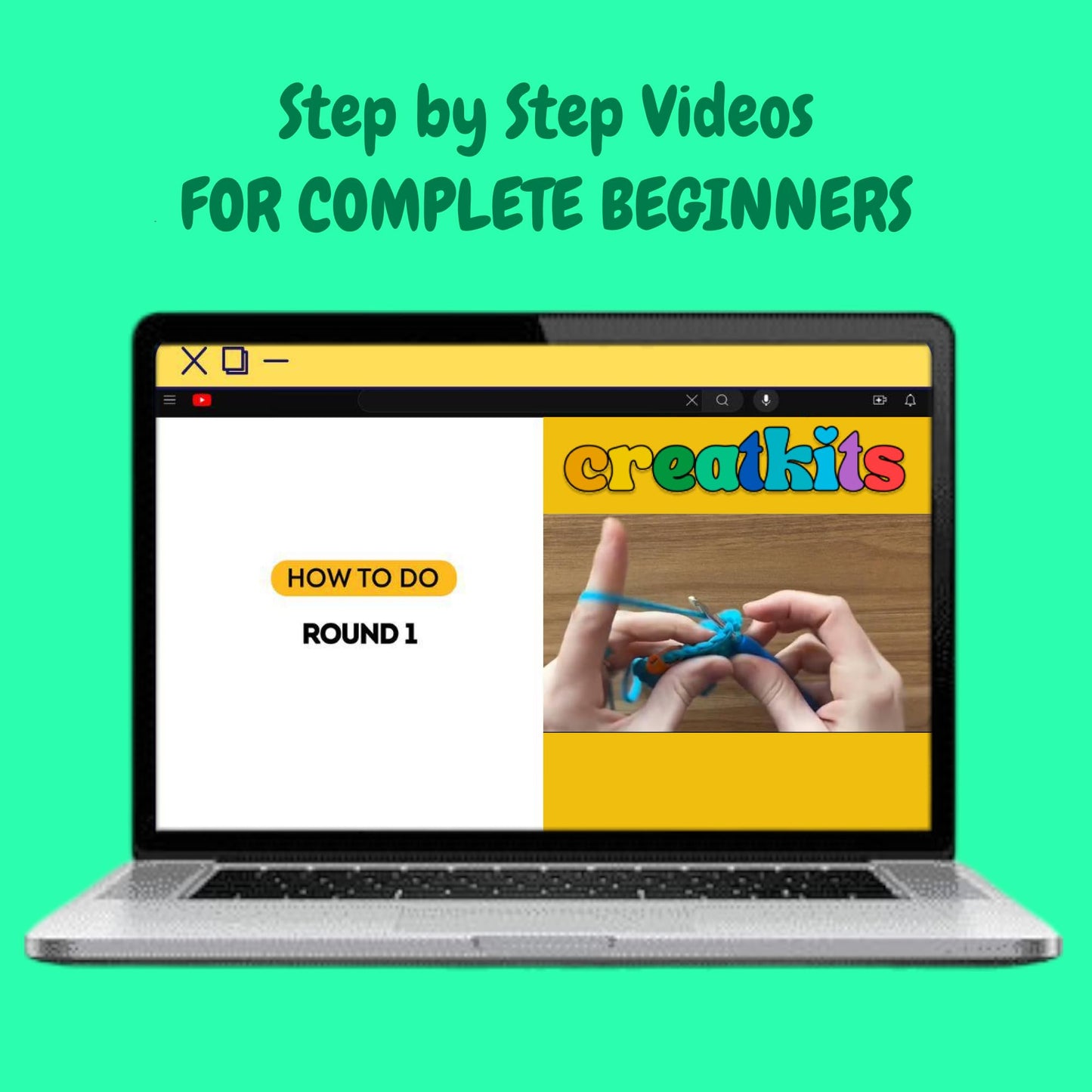 Crochet Kit for Beginners – Koala | Easy DIY Crochet Animal Kit with Step-by-Step Video – Craft Set for Adults & Kids – Includes Yarn, Hook, Tools & More