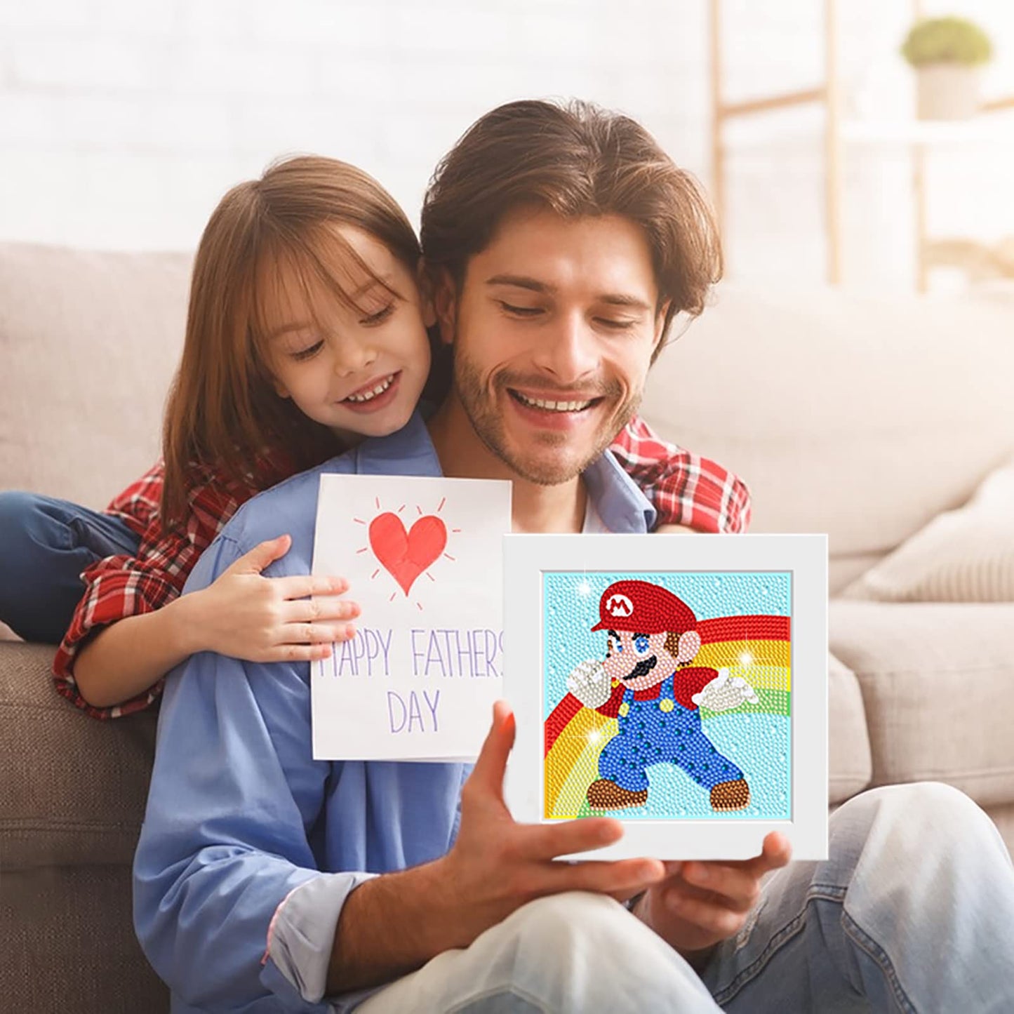 Diamond Art Kits for Kids - 4 Pack Diamond Art Painting Kits for Kid - Arts and Crafts for Kids Ages 8-12 - 5D Diamond Art Paint by Number Dots - GEM Art for 5 6 7 9 10 Year Old Girls Boys Gifts