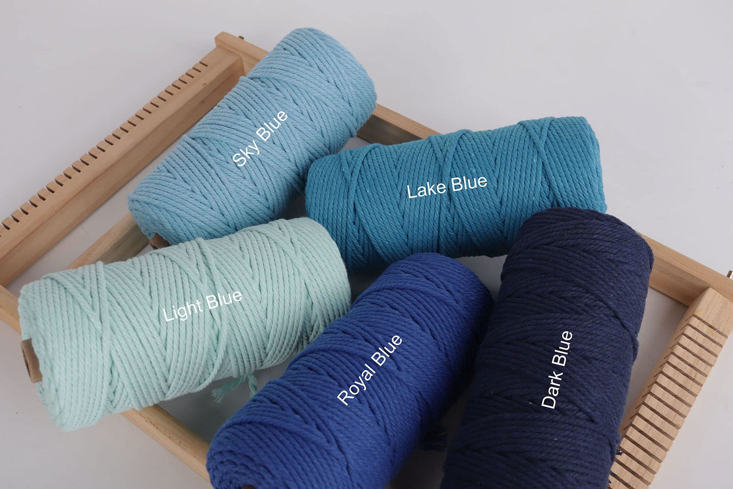 Natural Macrame Cord 3mm x 109Yards, Beige Macrame Rope, Cotton Cord for Wall Hanging, Plant Hangers, Christmas Crafts, Knitting