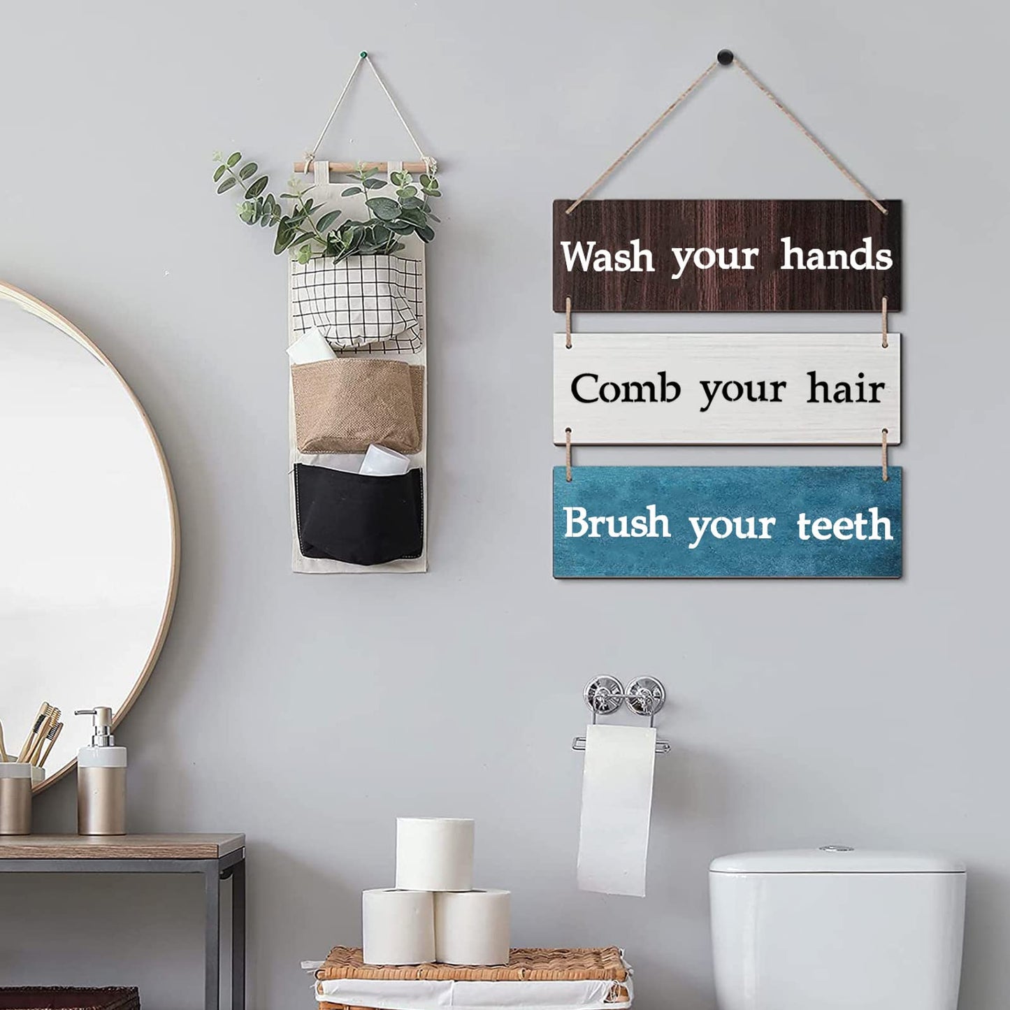 1 Inch Alphabet Letter Stencils, 65 Pcs Reusable Plastic Letter Number Symbol Interlocking Drawing Template Kit for Painting on Wood, Wall, Fabric, Rock, Signage, Door Porch