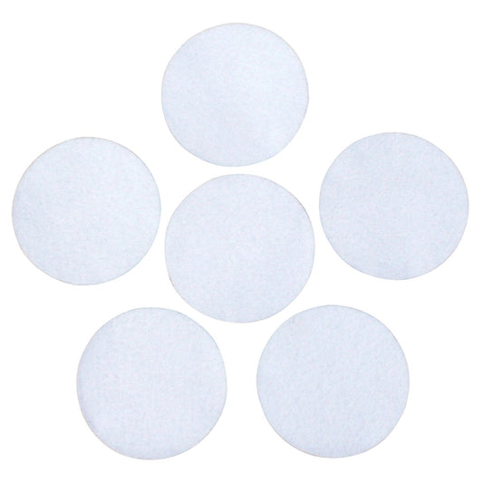 This Season's Colors White Adhesive Felt Circles: Variety of Sizes: 2”, 3”, 4” or 5" Wide; Die Cut Felt Stickers for DIY Projects & Professional Craft Finishing (Single Package of 20, 3 Inch Circles)