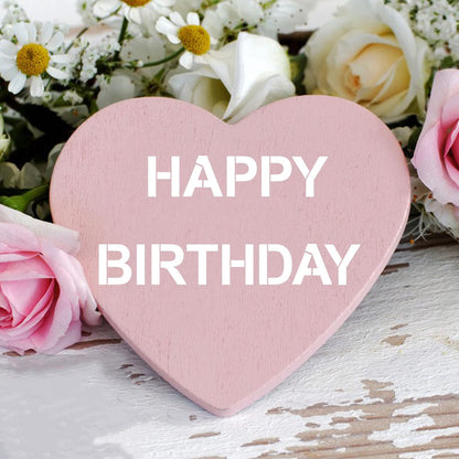 4 Inch Letter Stencils and Numbers, 36 Pcs Alphabet Art Craft Stencil, Reusable Plastic Templates for Wood, Wall, Fabric, Rock, Signage (4 Inch)