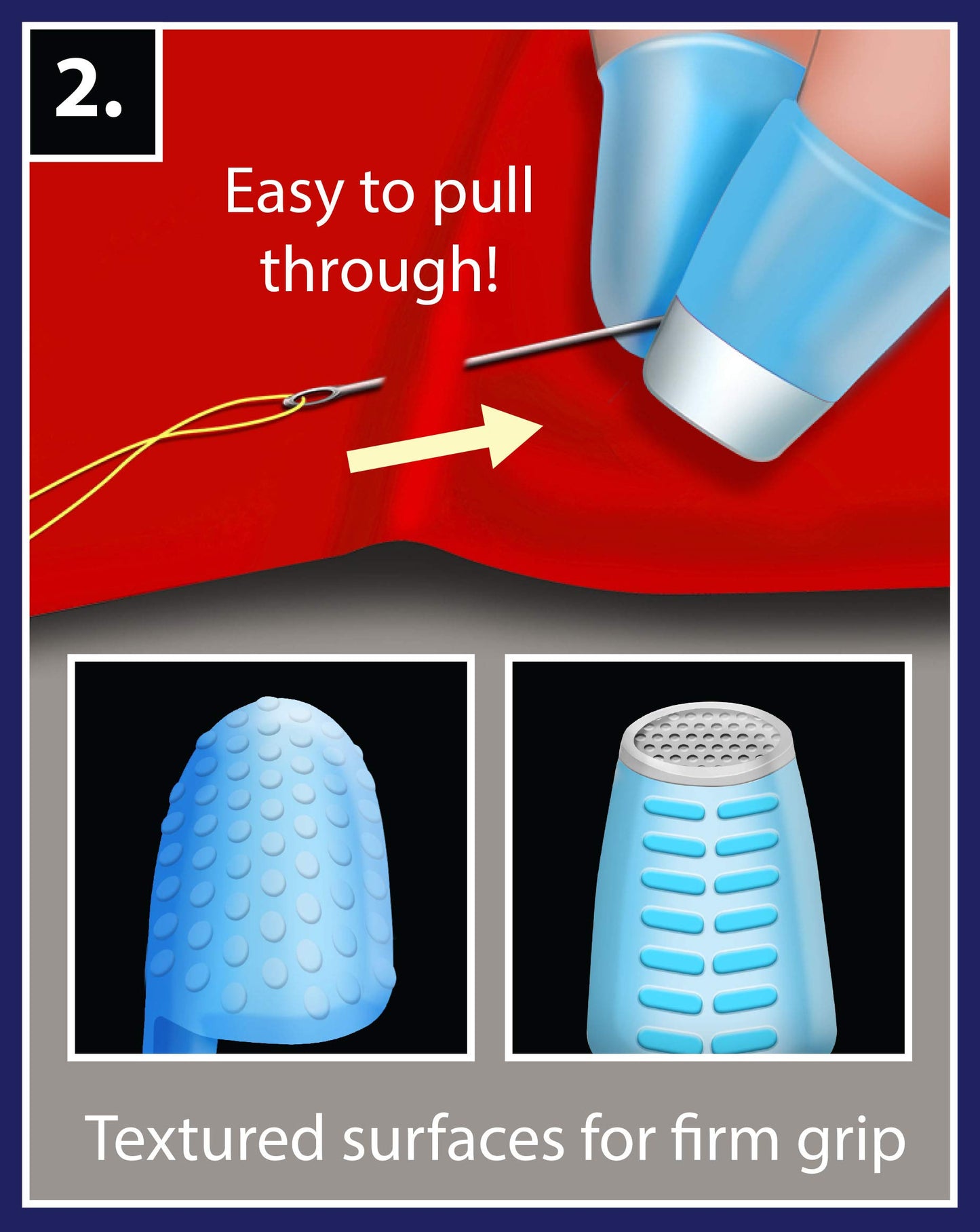 Originals Wonder Grip and Thimble-Sewing Notions and Accessories-Sewing Supplies