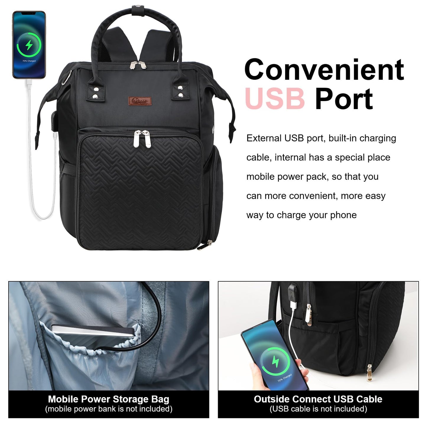 crochet bag,knitting bagBackpack and Tote Bag Storage Bag ，Large capacityYarn Storage Organizer Travel Women Carrying Crochet Accessories Knitting Needles Crochet