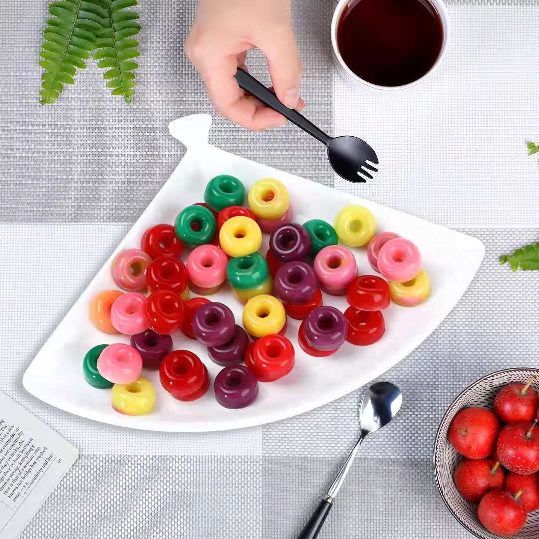 Donut Candy Mold,5 Pack Silicone Nonstick Ring Gummy Candy Molds for Chocolate Jelly Ice Cube Candy Pralines Caramels Ganache Snacks， Baking Candy Cake Decoration