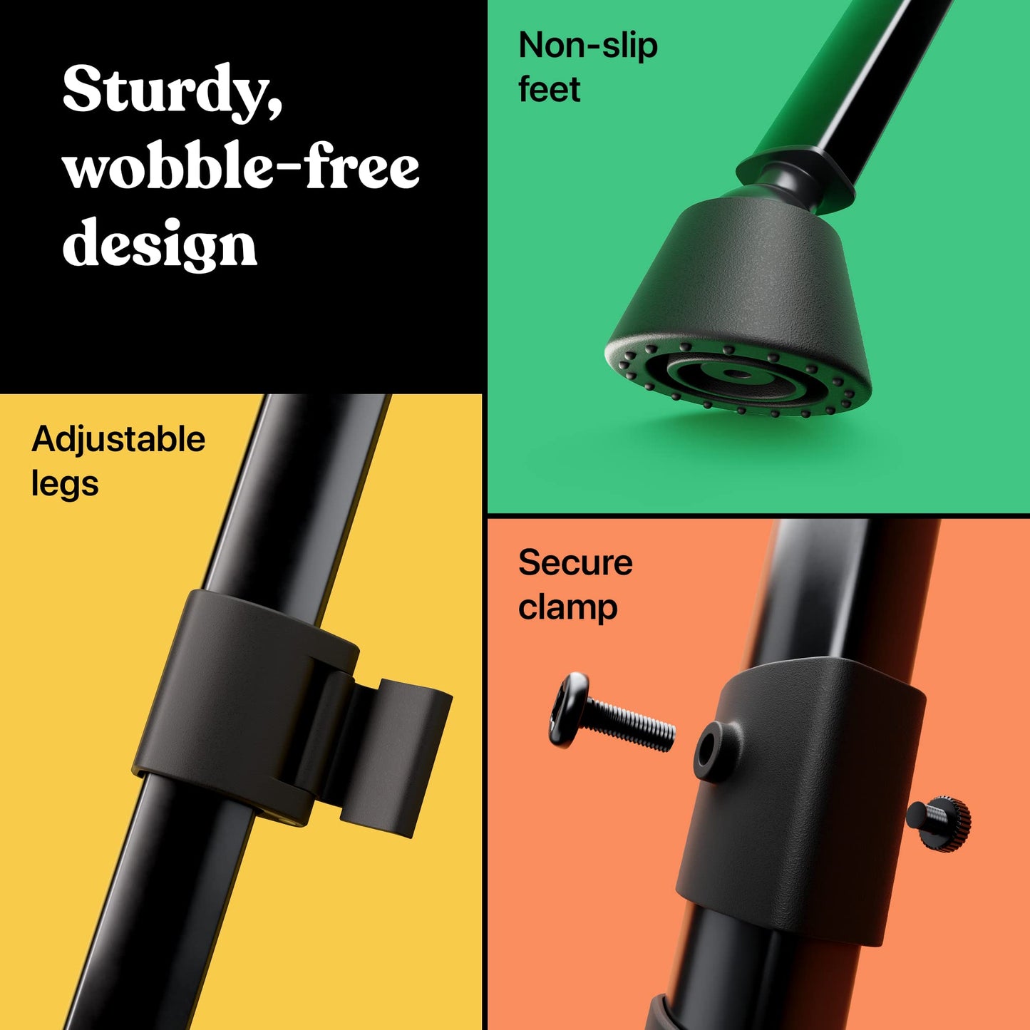 Portable Artist Easel Stand for Painting - Adjustable Height Painting Easel with Bag - Tabletop Art Easel for Painting Canvas Stand, Poster Stand & Wedding Signs Stand - Metal Tripod - 21x66 inches