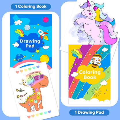 Art Supplies, 149-Pack Drawing Kit Painting Art Set Art Kits Gifts Box, Arts and Crafts for Kids Girls Boys, with Coloring Book, Crayons, Pastels, Pencils, Watercolor Pens & Cakes