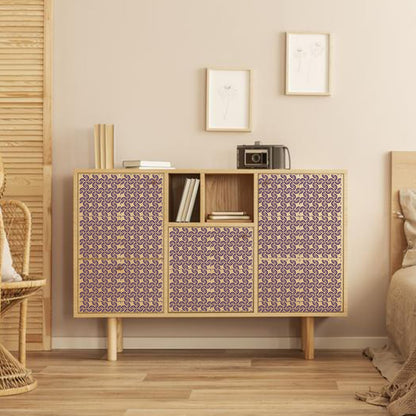 24Pcs Stencils for Painting, Reusable Geometric Painting Stencils Abstract Layering Stencil for Painting on Wood Canvas Furniture Floor Decor DIY Supplies, white