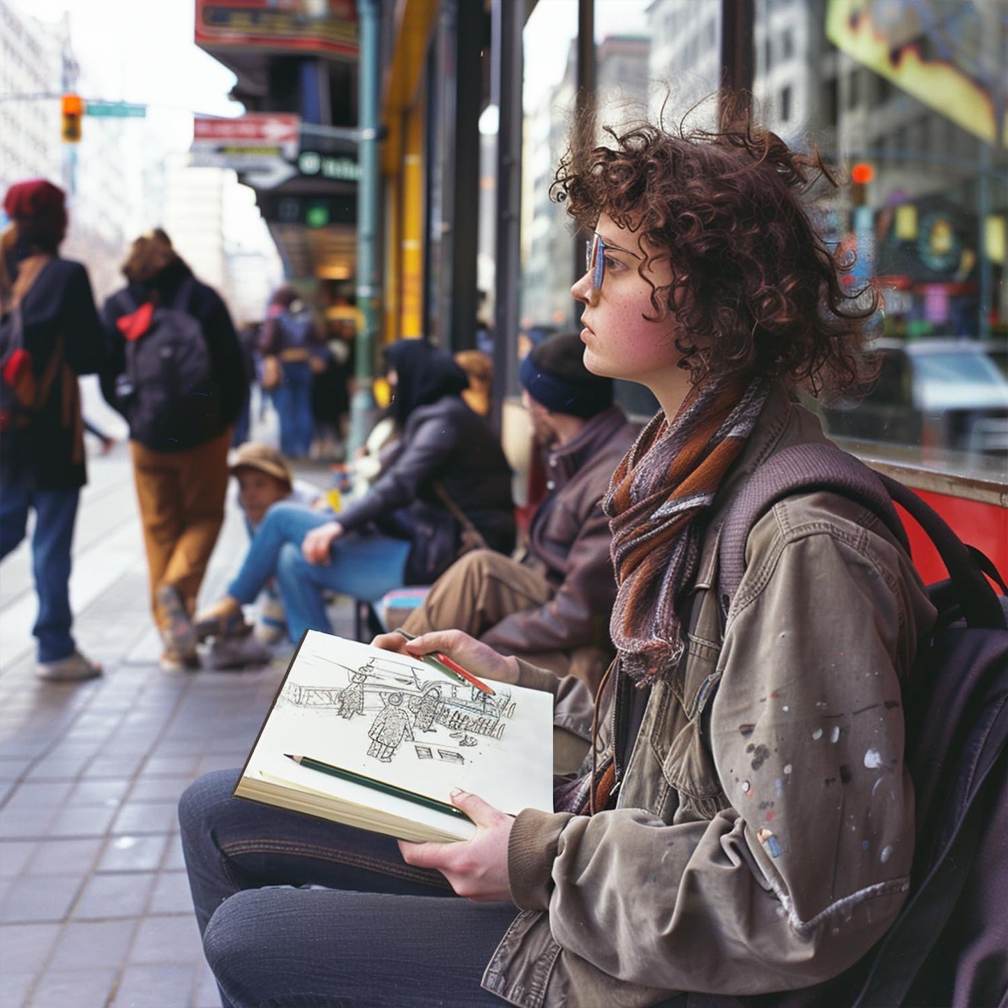 5.5" x 8.5" Sketchbook Set, Top Spiral Bound Sketch Pad, 2 Packs 100 Sheets Each (68lb/100gsm), Acid Free Art Sketch Book Artistic Drawing Painting Writing Paper for Beginners Artists