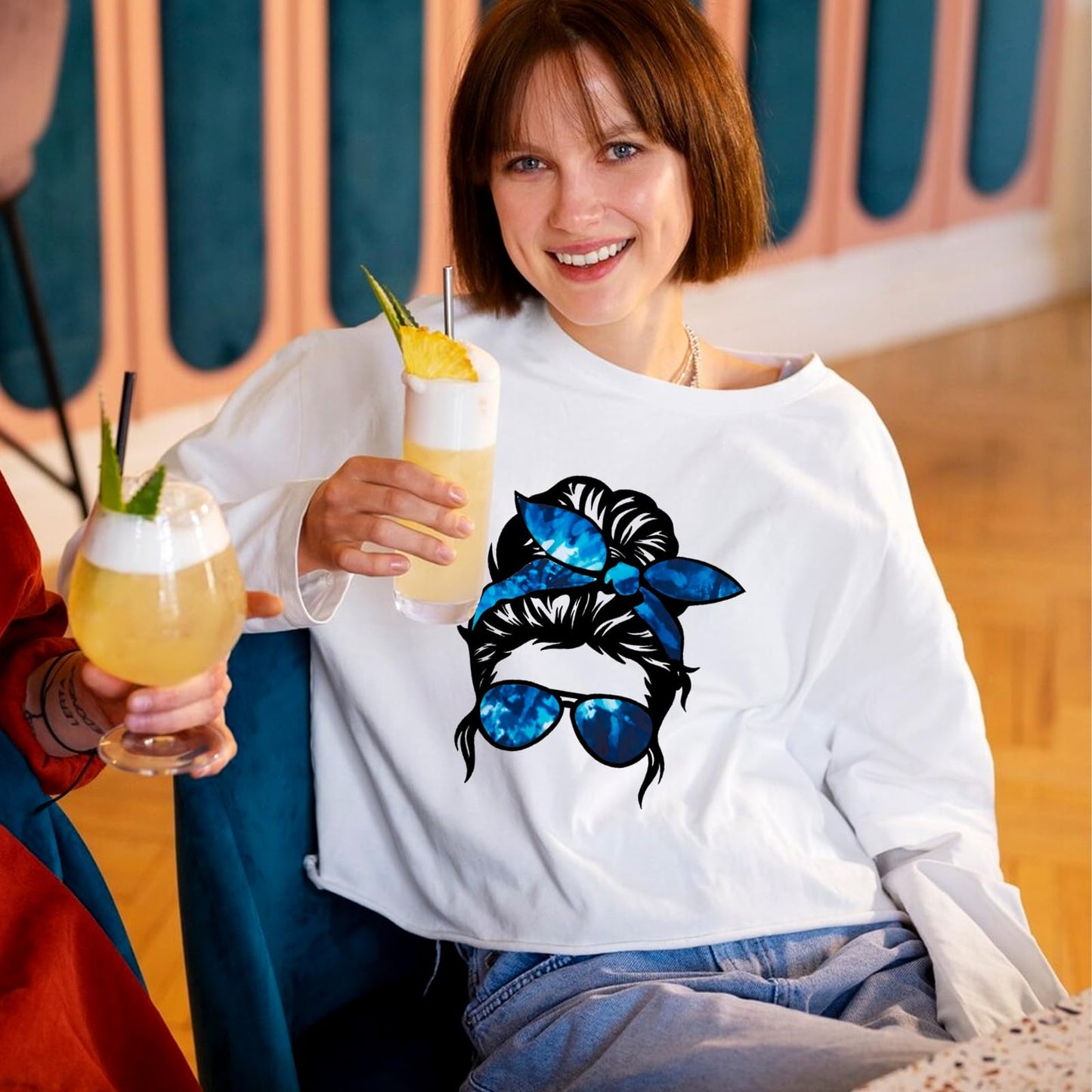 Tie Dye HTV Heat Transfer Vinyl - 12 Sheets Bundle, 10x12 Inch, Watercolor Swirl Patterned HTV for T-Shirts, Compatible with Cricut or Silhouette Cameo