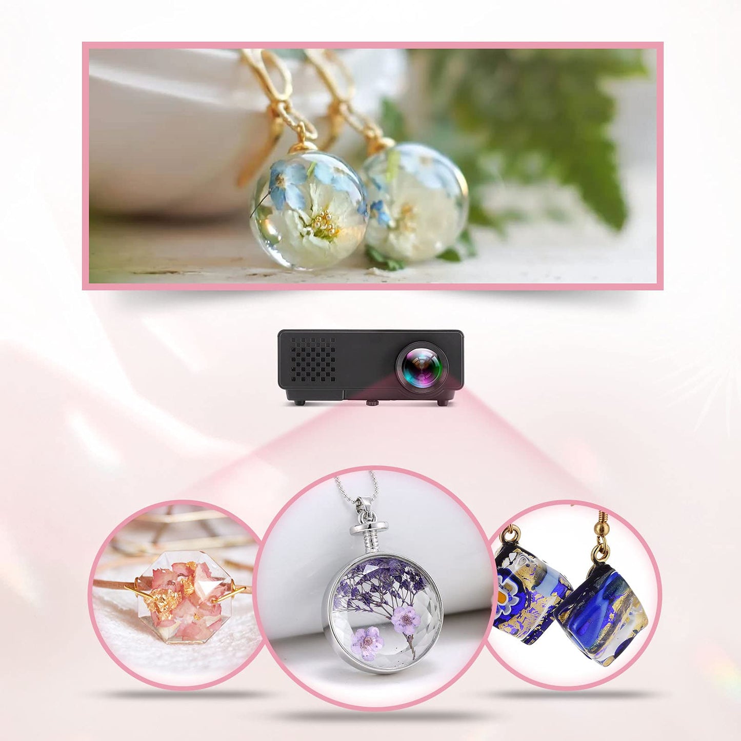 300g UV Resin,Upgraded Hard Type Crystal Clear Epoxy Resin Up Premixed UV Cure for Craft Jewelry Making