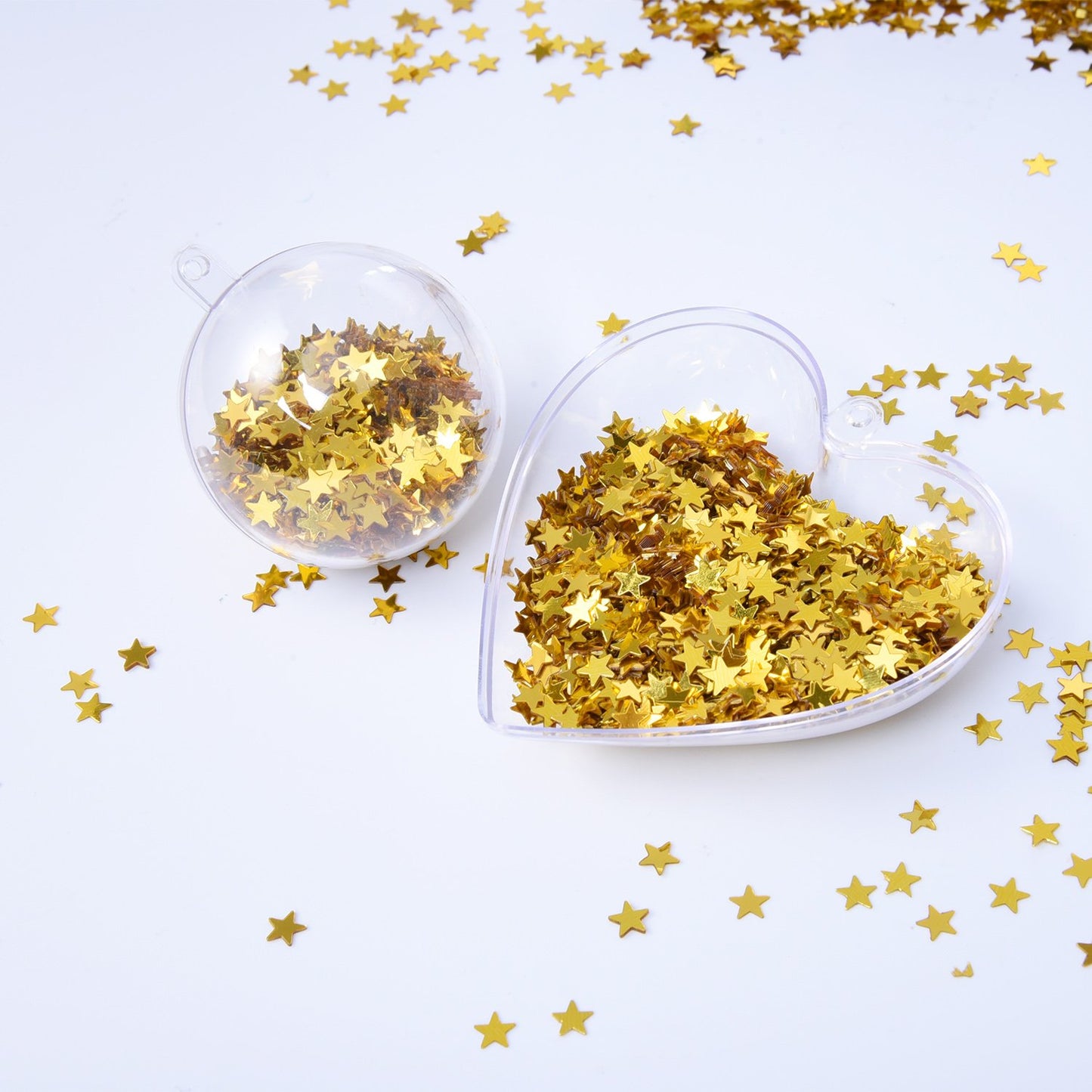 Star Confetti Table Confetti Metallic Foil Stars Sequin for Party Wedding Decorations, 30 Grams/ 1 ounce (Gold)