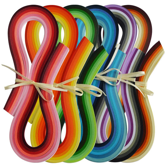 Multi-color Quilling Strips Set 720 Strips 36 Colors 54cm Length/strip Paper Width 3mm