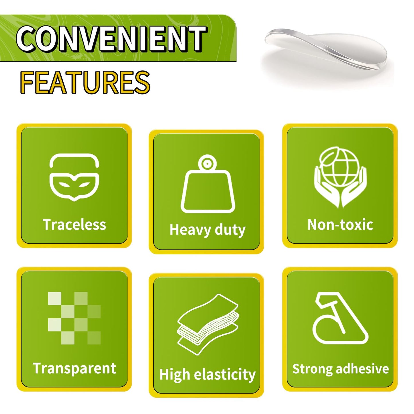 350Pcs Double Sided Adhesive Dots, 0.8" Clear Removable Sticky Adhesive Mounting Putty, Waterproof No Trace Dots Adhesive Putty for Poster Picture Festival Decoration Museum (20mm)