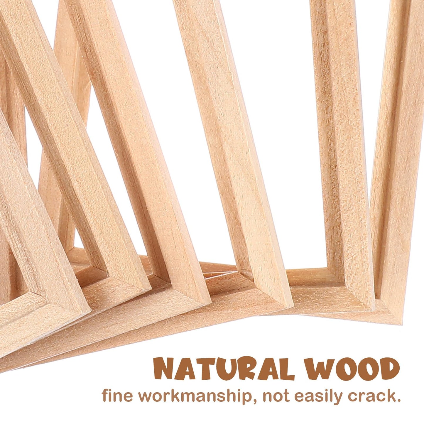 6Pcs 1/12 Wood Dollhouse Furniture Unfinished Mini Photo Frame Artificial Miniature Scene Model DIY Wall Art Painting Toys for Nursery Room Photo Props