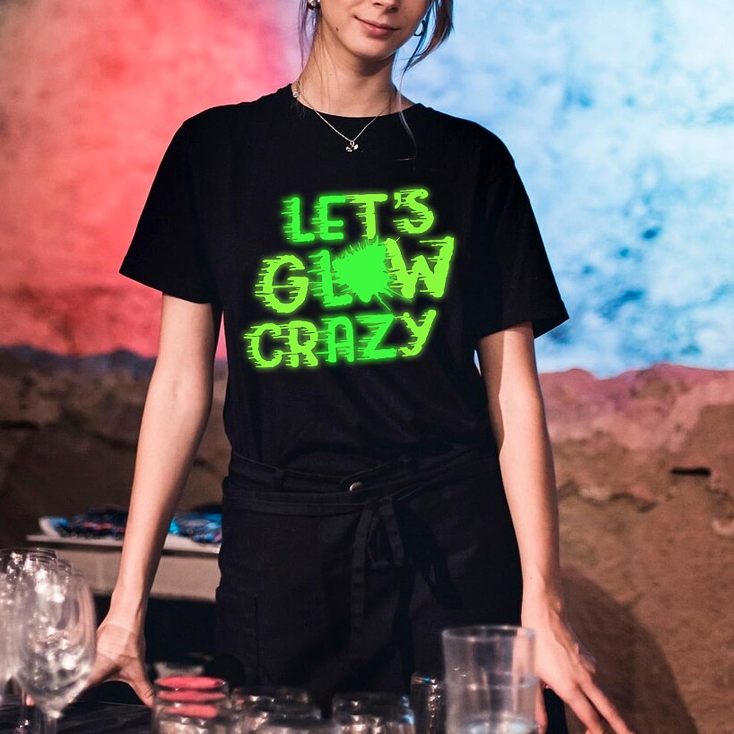 Glow in The Dark Boho HTV Vinyl - 12 Sheets 12''x 10''Pastel HTV Iron on Vinyl Heat Transfer Vinyl for T-Shirts