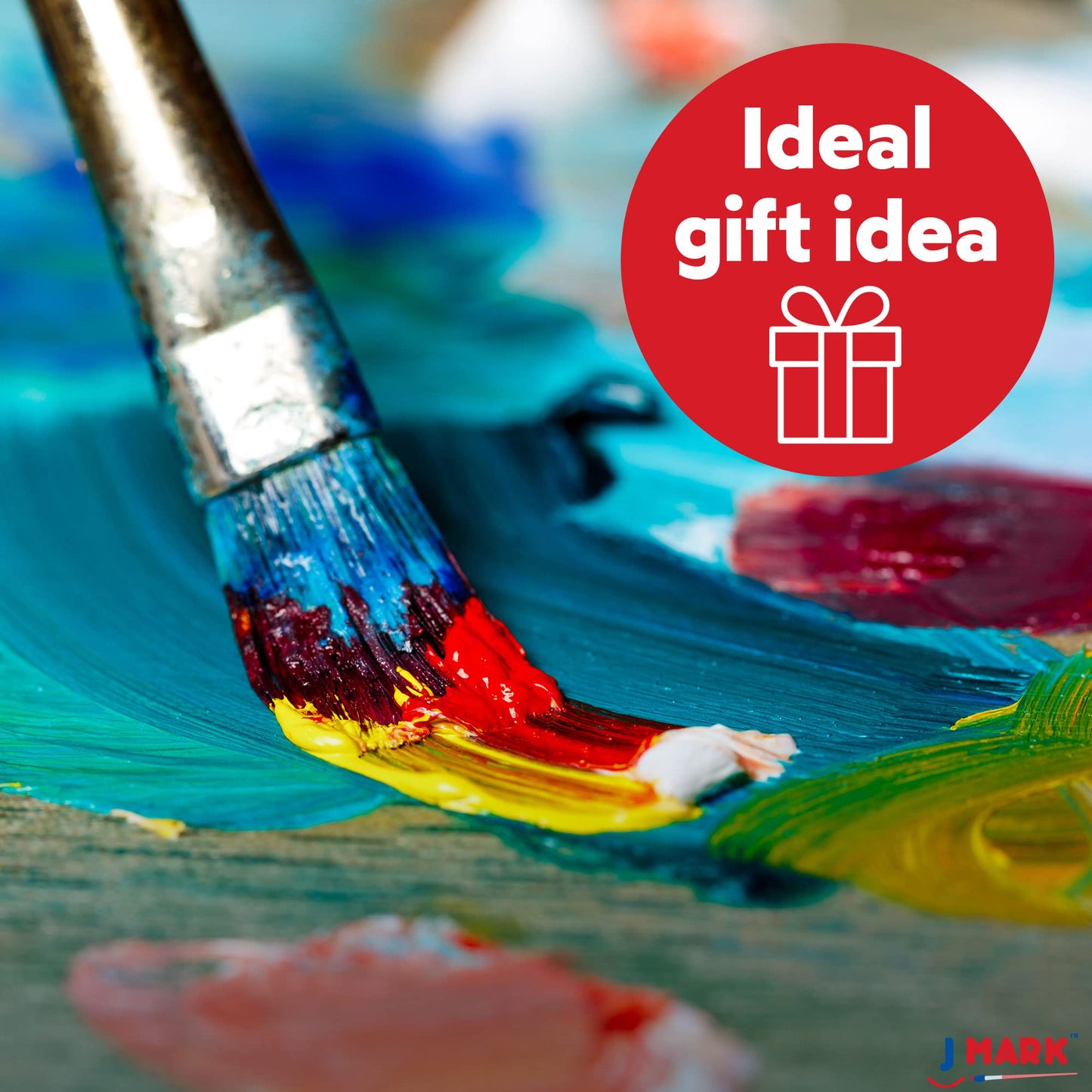 Painting Kit Includes Acrylic Paint Set, 8 x 10 in. Canvases, Brushes, Palette and More