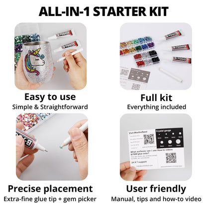 11000Pcs Jelly Hot Pink AB Rhinestones with b7000 Glue for Crafts Clothing Clothes Fabric Tumblers, Bright Pink Gems Resin Flatback Rhinestones for Shoes Nails, Flat Back Bedazzler Kit ss 6-ss 20