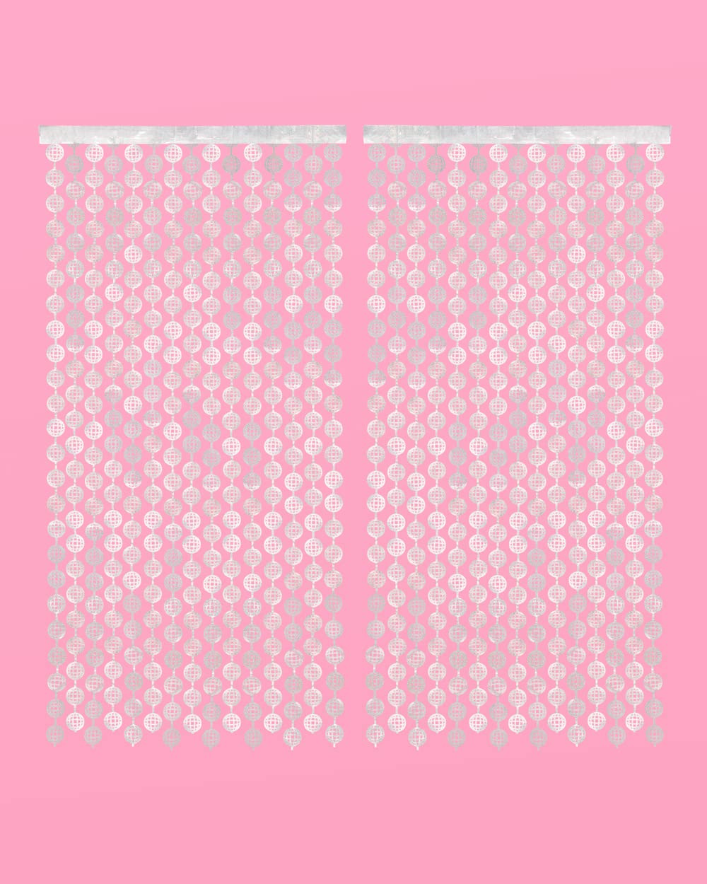 Disco Ball Foil Curtain - Last Disco Bachelorette Party Decorations - Set of 2 | Groovy Backdrop, 70s Birthday Photo Booth, Wedding, New Years Eve