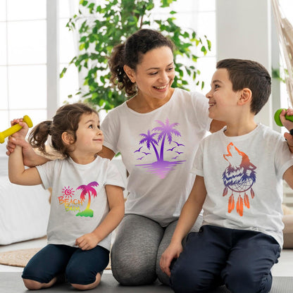 Gradient Heat Transfer Vinyl - 12 Sheets 12 x 10 Inches Bright Ombre Heat Transfer Vinyl Rainbow HTV for T-Shirts DIY Patterned HTV Vinyl Compatible with Sillhoutte Cameo and Cricut