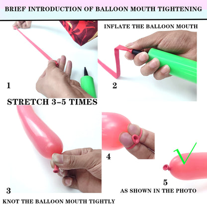 260 Balloons, Premium Long Latex Twisting Balloons for Birthday Wedding Festival Party Pastel Color Pack of 100