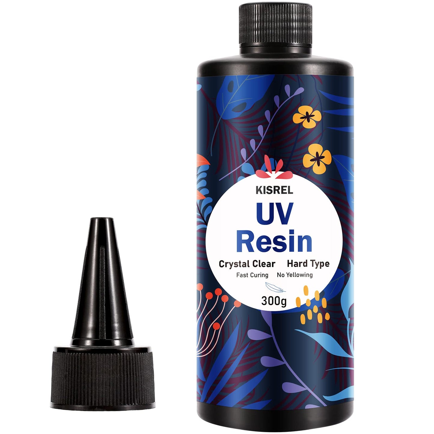 UV Resin 300g - Upgraded UV Resin Kit, Hard Type Crystal Clear Ultraviolet Curing UV Epoxy Resin for Craft Jewelry Making
