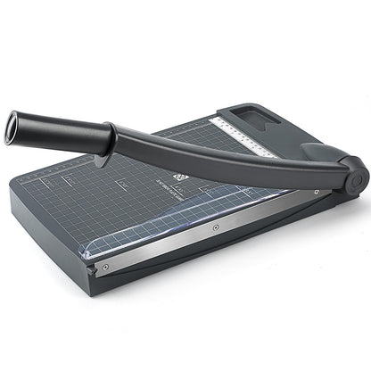 Paper Cutter 12" Cut Length Paper Trimmer, Guillotine Trimmer with 12 sheet Capacity Paper Cutting Board, Heavy Duty Guillotine Paper Cutters and Trimmers for Cardstock Paper Crafts Paper Slicer