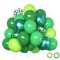Green Balloons, 50pcs 12 Inch Different Shades Dark Green Balloons Green Latex Party Balloons for Patrick's Day Birthday Baby Shower Jungle Forest Themed Party Decoration