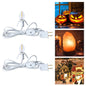 Accessory Cord with LED Bulb - 6ft Cord with On/Off Switch for Night Lights, Halloween Pumpkin, Blow Mold, Christmas Village House, Holiday Ceramic Trees, Craft Projects, 2 Pack