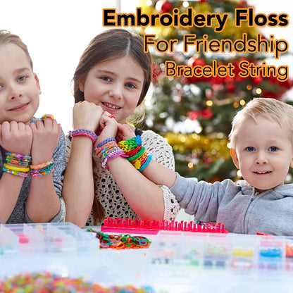 Embroidery Floss 60 Skeins Per Pack for Cross Stitch Threads,Embroidery Thread for Friendship Bracelet Making,Embroidery String for Craft