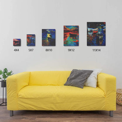 Canvas for Painting -18 Pack, Multi Pack 4x4, 5x7, 8x10, 9x12,11x14 Canvas Boards for Painting, Primed White Blank Artist Canvas Variety Pack for Acrylic, Oil Paint, Watercolor, Gouache