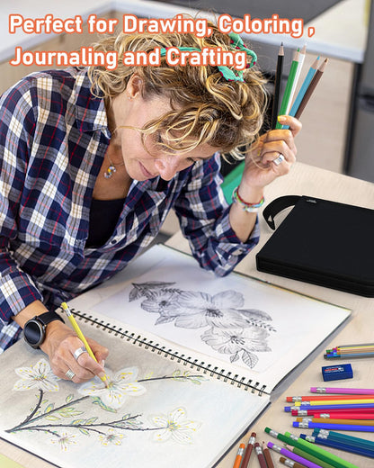 Mechanical Colored Pencils, Erasable Mechanical Pencils with Sharpener and Bag, Aesthetic Drafting Tools Ideal for Both Beginners 2.6mm, 36PCS