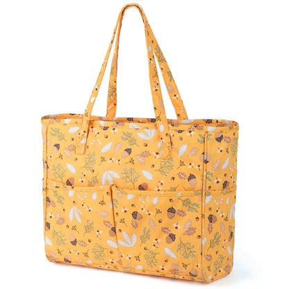 Crochet Tote Bag for DIY Lovers - Lightweight Yarn Storage & Travel Bag for Knitting, Crochet & Crafting Kits