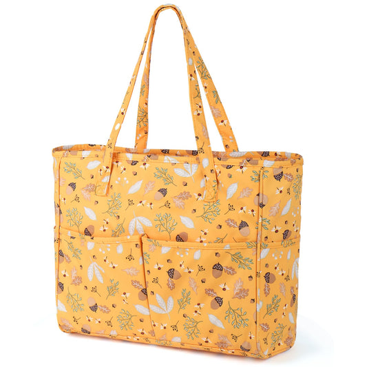 Crochet Tote Bag for DIY Lovers - Lightweight Yarn Storage & Travel Bag for Knitting, Crochet & Crafting Kits