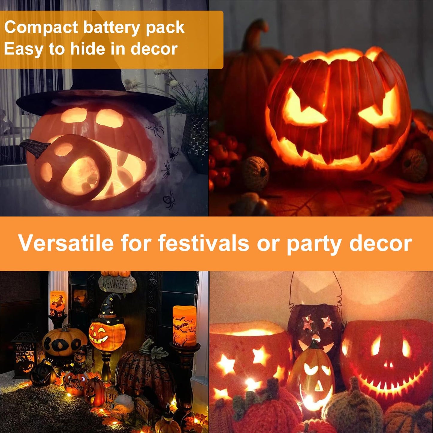 20 Pack Fairy Lights Battery Operated String Lights-7.2ft 20 LED Silver Wire Warm White for Wedding,Party,DIY Crafts,Mason Jars,Centerpieces Table Decorations