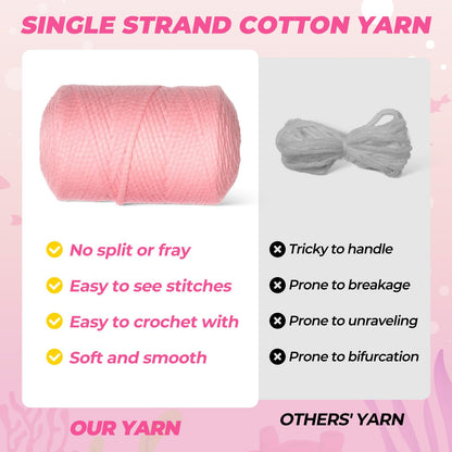 Crochet Kit for Beginners, Crochet Animal Kits,Crocheting Kit for Starters with Step-by-Step Video Tutorials, Beginner Crochet Kit for Adults (Axolotl 1Pack)