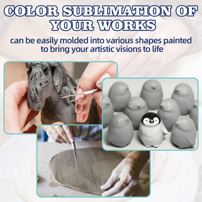 Epoxy Putty Sculpt Clay, 2 Part A & B for Sculpting, Modeling, Building, and Repairing, 2 Pound, Natural