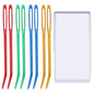 Yarn Needle,Weaving Needle Tapestry Needle Bent Needles for Crochet Large Eye Darning Needles with Storage Box for Knitting Crochet(Random Color)