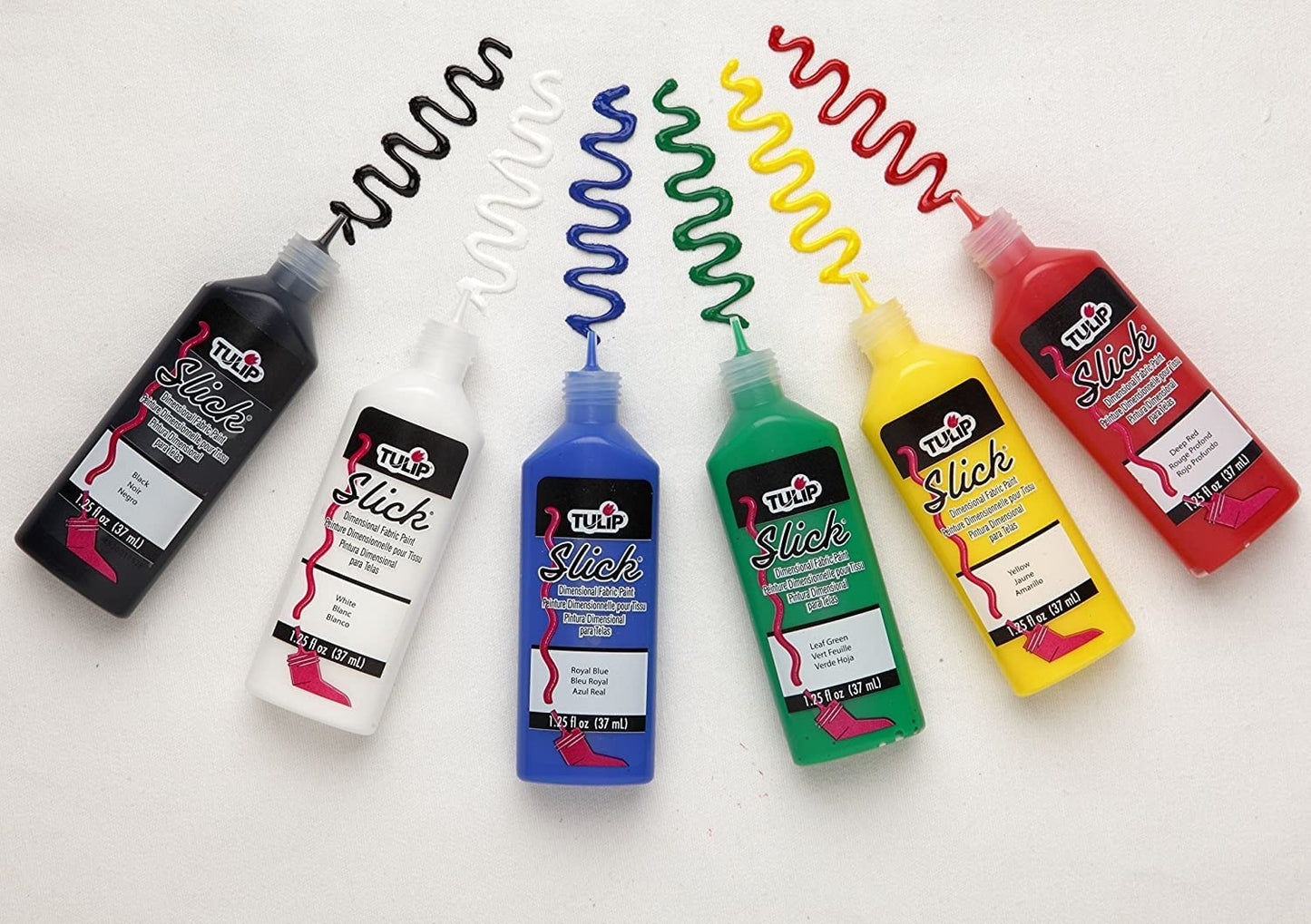 Fabric Paint Pack - Non-Toxic and Permanent 3D Puff Paint for Fashion Party, 20 Color Pack