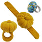 Wrist Pin Cushion Pincushions Needlework DIY Handcraft Needles Holder for Sewing and Quilting Pop Snap Ring with 1 Elastic Strap Finger Ring Pincushions Pumpkin Shaped