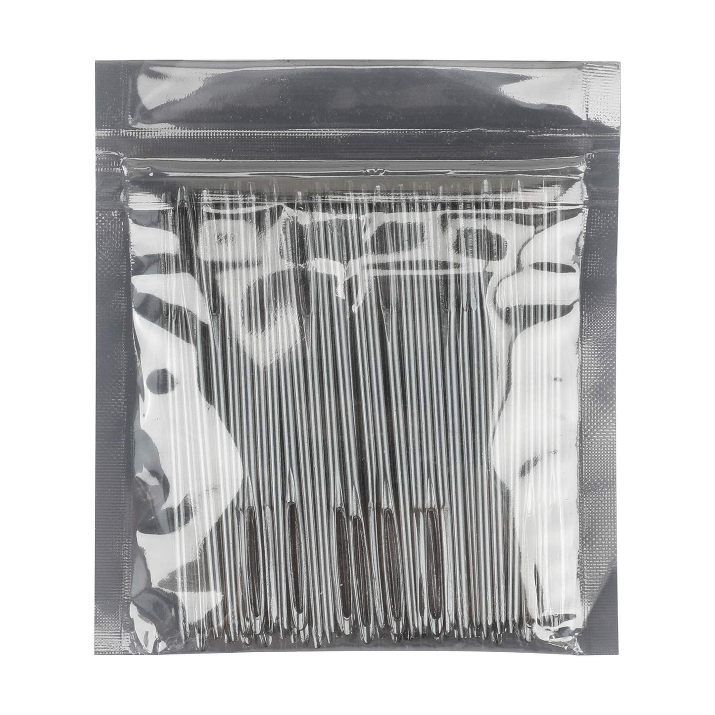 50pcs Big Eye Needles Blunt White 7cm Long Large Hole NOT Sharp Sewing Kniting Embroidery Tool Hand DIY Needlework Plus