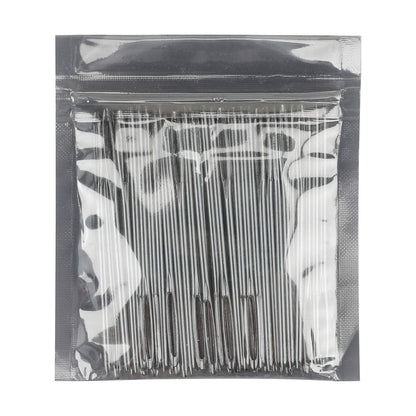 50pcs Big Eye Needles Blunt White 7cm Long Large Hole NOT Sharp Sewing Kniting Embroidery Tool Hand DIY Needlework Plus