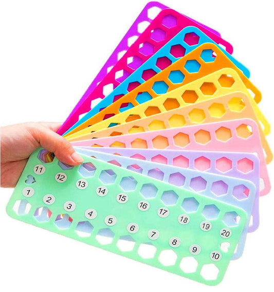 10-Pack Embroidery Floss Organizer Cards - Durable Cross Stitch Thread Holders Storage Tool, Portable Craft Storage for Sewing/Needlework Projects