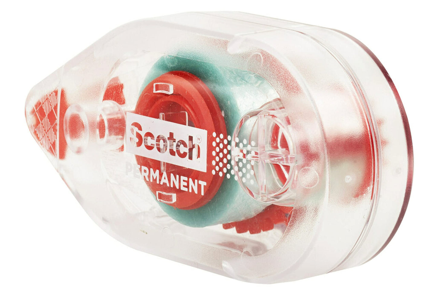 Scotch Double Sided Adhesive Roller, 7 mm x 8 m, Red, 4 Pack