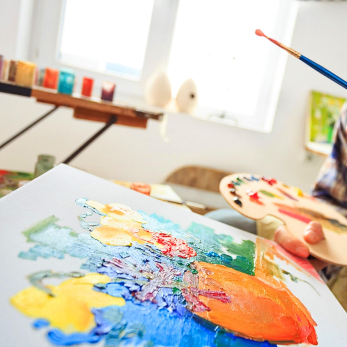 Canvas Boards, 8x10 inch Set of 10,Gesso Primed White Blank Canvases for Painting - 100% Cotton Art Supplies Canvas Panel for Acrylic Paint, Pouring, Oil Paint, Watercolor, Gouache